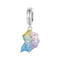 925 Sterling Silver Neon Conch Bracelet