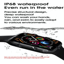 1.75 Inch Ips Smart Watch Waterproof Temp / Heart / Bp / Sleep Monitoring - Black