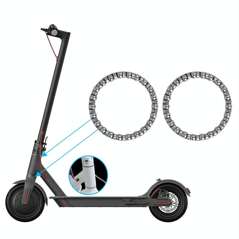 2-pack Silver Steering Bearings for Xiaomi M365 / Pro Scooter