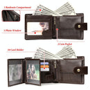 Men Multi-card Anti-magnetic Wallet - Compact Design