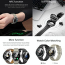 1.39 Inch Waterproof Bracelet Support Bluetooth Call / Nfc / Heart Rate - Black