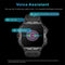 1.96 Inch Colour Screen Smart Watch Silicone Strap Support Bluetooth Call - Black