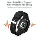 0.96 Inch Tft Screen Life Waterproof Smart Watch Support Sleep Monitoring / Heart Rate Monitoring / Blood Pressure Monitoring / Pulse Reminder - Black