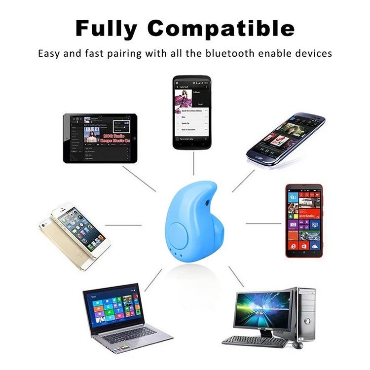 Wireless Bluetooth Earphone with Mic for Sports - S530x - White