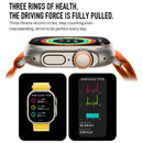 1.5 Inch Silicone Band Smart Watch Bluetooth Call / Heart Rate / Blood Pressure / Blood Oxygen - Black