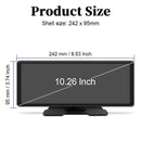 10.26 Inch Car Display Carplay / Android Auto Screen Mirroring Camera