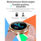 1.3 Inch Ips Colour Screen Ip67 Waterproof Smart Watch Support Sleep Monitor / Heart Rate Monitor / Blood Pressure Monitor - Black