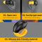 Wireless Ear Clip Bluetooth Headset with Led Display - Noise Reduction