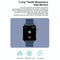 1.7 Inch Tft Colour Screen Ip68 Waterproof Smart Watch Support Blood Oxygen Monitoring / Body Temperature Monitoring / Ai Medical Diagnosis - Leather Strap - Black