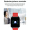 1.7 Inch Tft Colour Screen Ip68 Waterproof Smart Watch Support Blood Oxygen Monitoring / Body Temperature Monitoring / Ai Medical Diagnosis - Leather Strap - Black