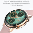 1.1 Inch Smart Stainless Steel Band Watch Support Bluetooth Call / Blood Oxygen Monitoring - Gold