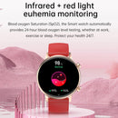 1.1 Inch Smart Stainless Steel Band Watch Support Bluetooth Call / Blood Oxygen Monitoring - Gold