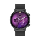 1.1 Inch Smart Stainless Steel Band Watch Support Bluetooth Call / Blood Oxygen Monitoring - Gold