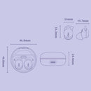 Comfortable Wireless Bluetooth Earphones - Noise Canceling - Black