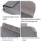 13-Inch Multifunctional Laptop Stand Bag - Black - Gray