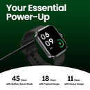 Stylish 1.78 Inch Gps Smart Watch With Bluetooth Calling Heart Rate & Blood Oxygen - Black