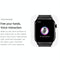 1.85 Inch Tft Screen Leather Band Health Smart Watch Support Bluetooth Call / Plateau Blood Oxygen / Body Temperature / Arrhythmia / Ti Heart Rate Monitoring - Black
