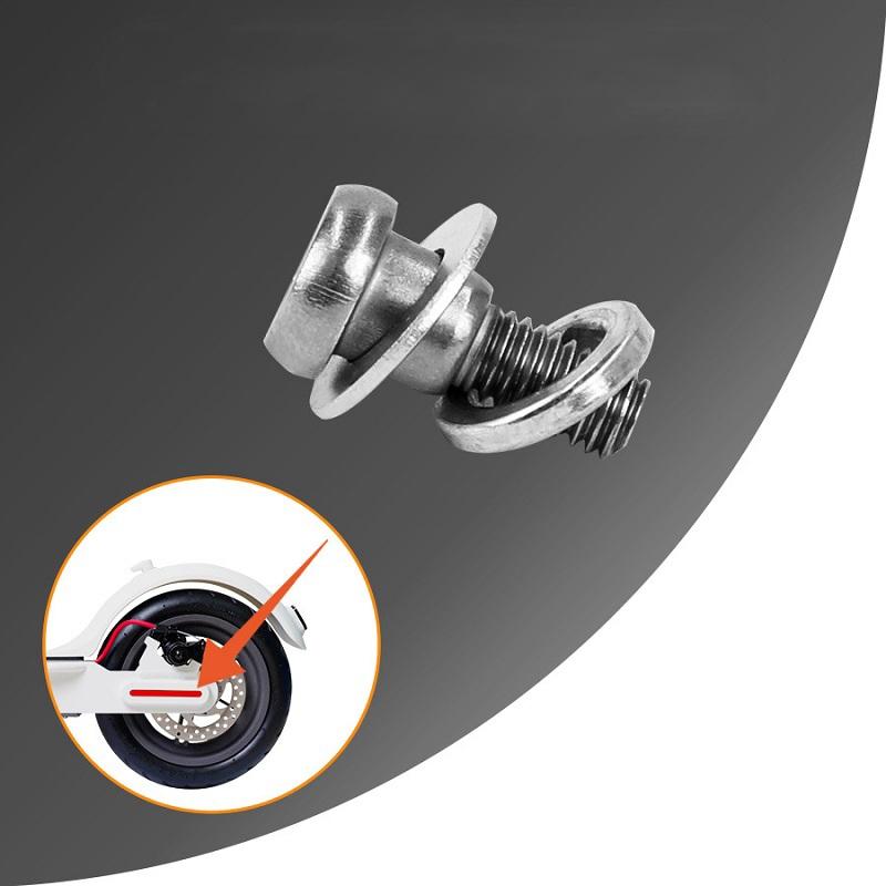 5pcs Rear Wheel Fixing Screws for Xiaomi Mijia M365 / Pro Scooter - White