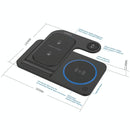 3 In 1 Folding Wireless Charger Black