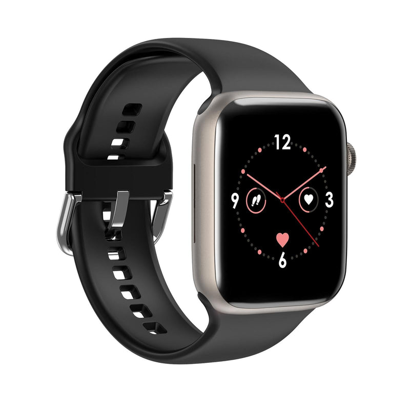 2.01 Inch Waterproof Smart Watch Bt Call / Heart Rate / Blood Pressure / Blood Oxygen - Black Gold