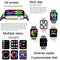 2.01 Inch Waterproof Smart Watch Bt Call / Heart Rate / Blood Pressure / Blood Oxygen - Black Gold