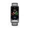 Health Monitoring Smart Leather Strap Watch With Colour Screen - Black