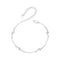 925 Sterling Silver Platinum Plated Lightning Bracelet In