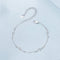 925 Sterling Silver Platinum Plated Lightning Bracelet In