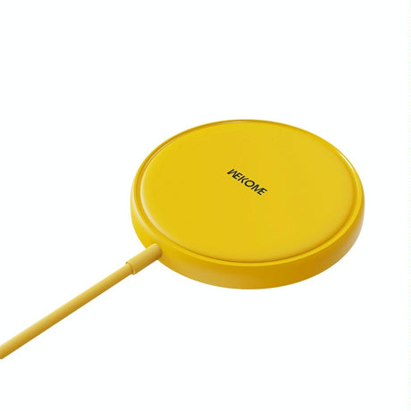 15W Magnetic Wireless Charger Yellow