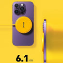 15W Magnetic Wireless Charger Yellow