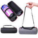 Jbl Pulse4 Portable Storage Bag With Velvet Lining And Protective Cover - Silver Gray + Black