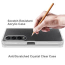 For Samsung Galaxy z Fold4 5G Transparent Frosted Hard Case  - Pc + Tpu