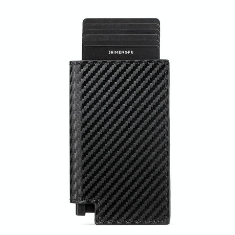 Pop-up Rfid Bifold Wallet with Card Holder - Black