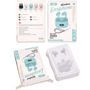 Wireless In-ear Earphones with Digital Charging Case - J2 - Black