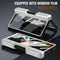 For Samsung Galaxy Z Fold4 5G Shockproof Tpu Pc Case With Pen - Black