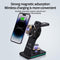 5 In 1 Magnetic Wireless Charger Foldable Black