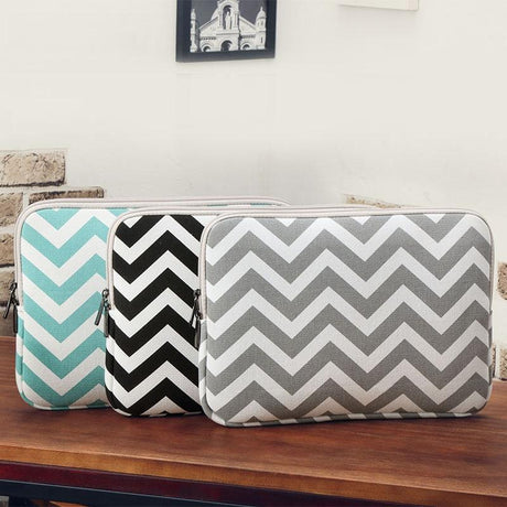 10 Wavy Pattern Notebook Liner Bag - Wavy Design - Gray