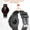 Smart Wristband With Sleep And Heart Monitoring Options - Black