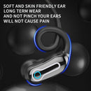 Wireless Stereo Earphones with Charging Case - Hanging Ear Design - Black