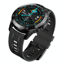1.3 Inch Full-Fit Round Screen Smart Watch Support Sleep Monitor / Heart Rate Monitor / Temperature Monitoring Black