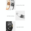 1.3 Inch Full-Fit Round Screen Smart Watch Support Sleep Monitor / Heart Rate Monitor / Temperature Monitoring Black