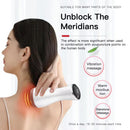 9-Speed Electric Hot Compress Massager For Whole Body Gua Sha - Red
