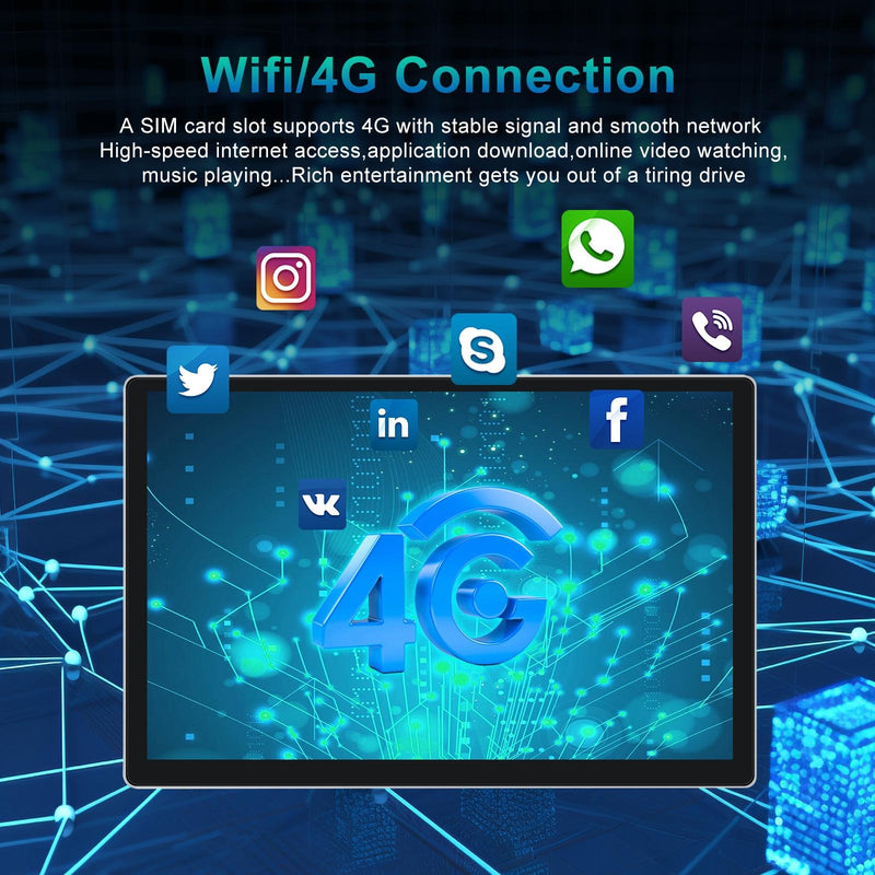 13.1 Inch Android Car Navigator - 4 + 64G - Universal Map - Carplay - Reverse Camera