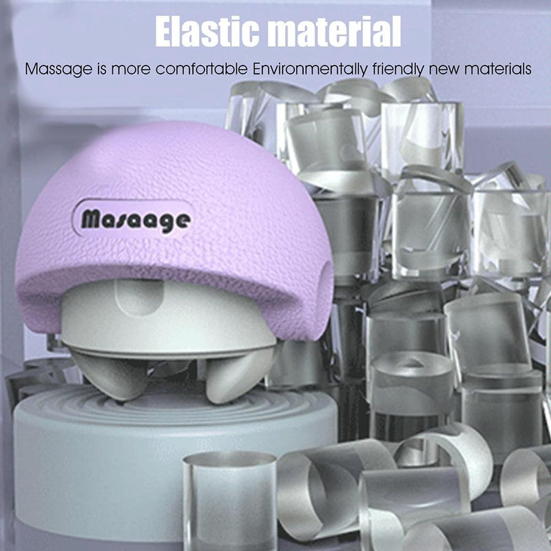 3-In-1 Fitness Yoga Massage Ball Cervical Meridian Massager - Pink