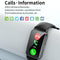 1.47 Inch Steel Strap Ip67 Waterproof Smart Watch Support Heart Rate / Blood Pressure Gold