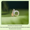 925 Sterling Silver Platinum Plated Luminous Butterfly Silicone Diy Beads