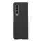 Fold 4 Cross Texture Pu Leather Case - Black