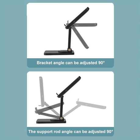 15W Wireless Charging Phone Holder Black