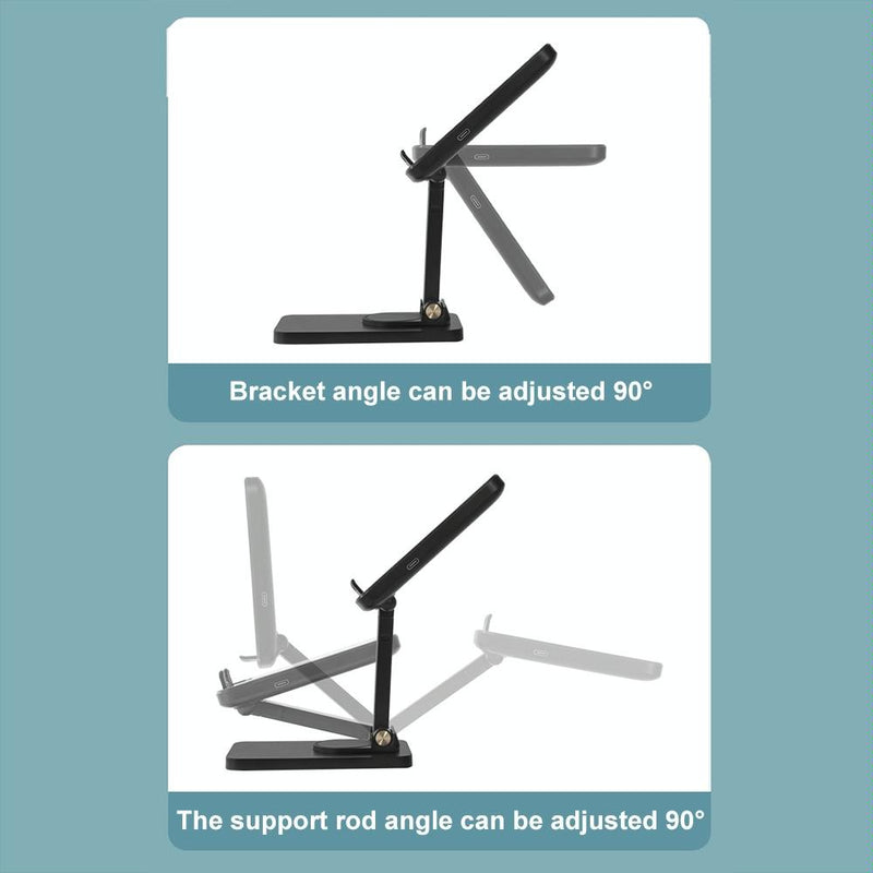 15W Wireless Charging Phone Holder Black