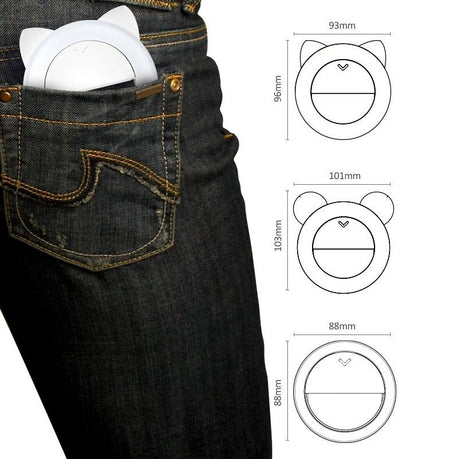 2-Pack Large-Capacity Live Video Conference Ring Light For Mobile Phone Selfies